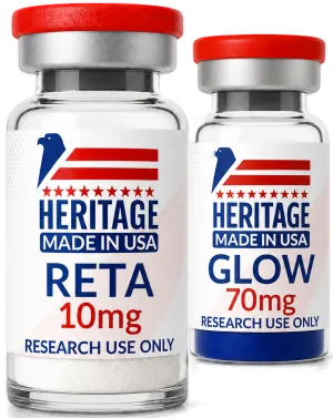 Retatrutide 10mg & Glow 50/10/10 Bundle Retatrutide 10mg & Glow 50/10/10 Bundle